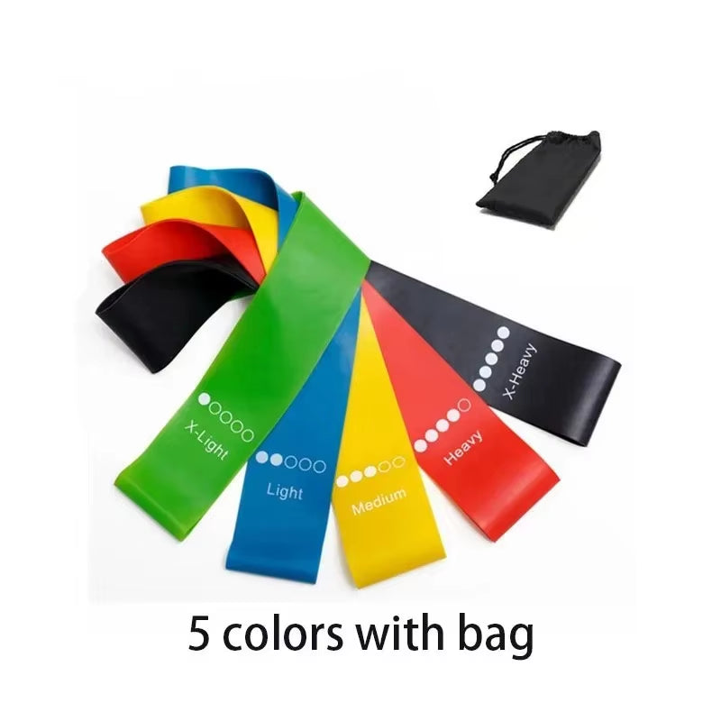 Fitness Elastic Resistance Bands Home Training Yoga Sport Resistance Bands Stretching Pilates Crossfit Workout Gym Equipment