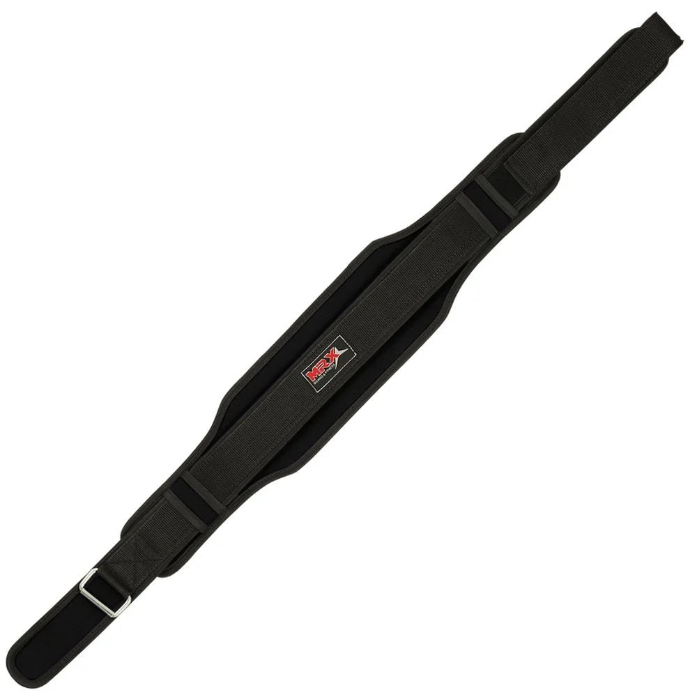 Weight Lifting Belt with Double Back Support Gym Training Black XL