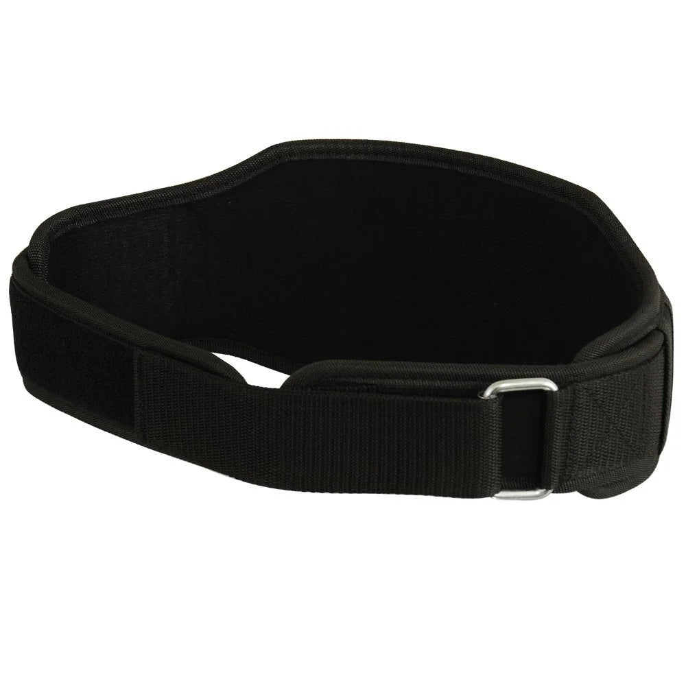 Weight Lifting Belt with Double Back Support Gym Training Black XL